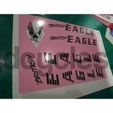 BRITISH EAGLE decal set for 1980's frames.