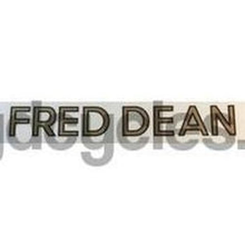 FRED DEAN Top tube decal