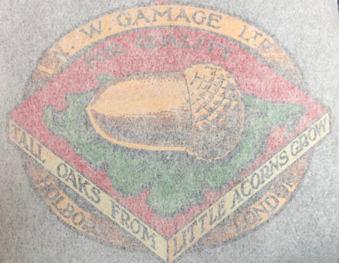 GAMAGES head/seat transfer. With acorn
