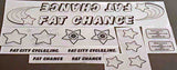 Fat Chance decal set