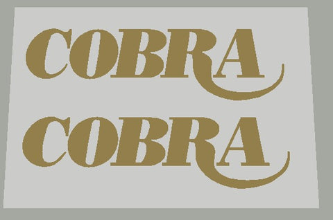 Kobe Cobra Top tube decals