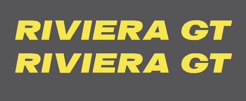 Nishiki Riviera Gt top tube decal