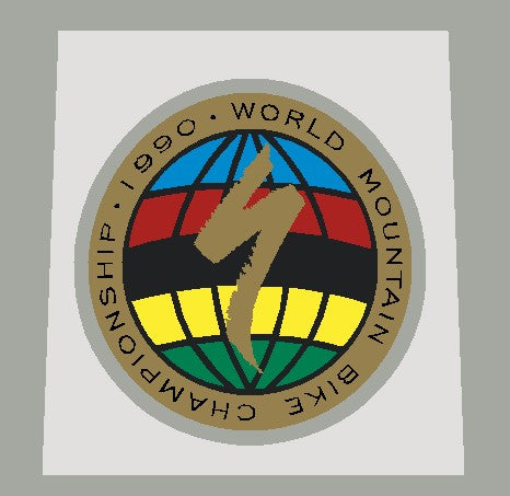 Specialized 1990 World Championshop decal