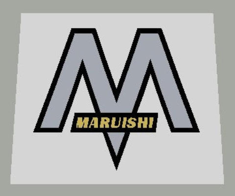 Maruishi Seat Tube decal