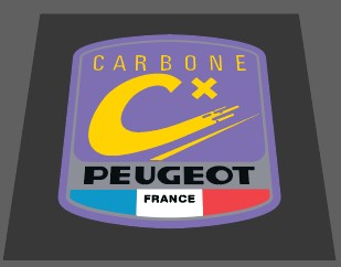 Peugeot Carbone decal