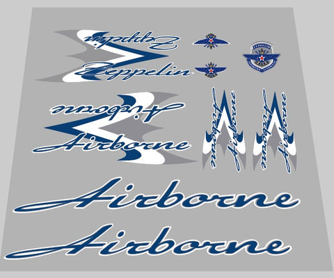 Airbourne Zeppelin Decal set