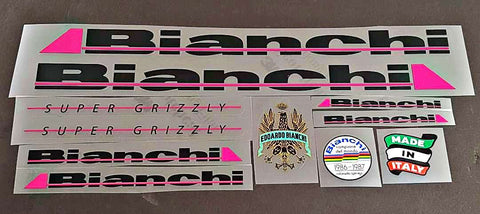 Bianchi Super Grizzly decal set