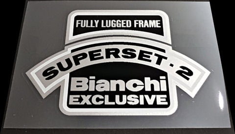 Bianchi Super set 2 frame decal