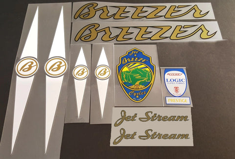 Breezer Jet Stream decal set
