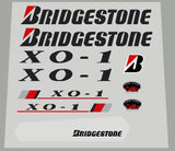 Bridgestone XO-1 decal set