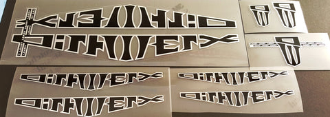 Dertwerx BMX Decal set