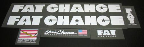 Fat Chance decal set