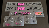 Fat Chance Y0-Eddy decal set