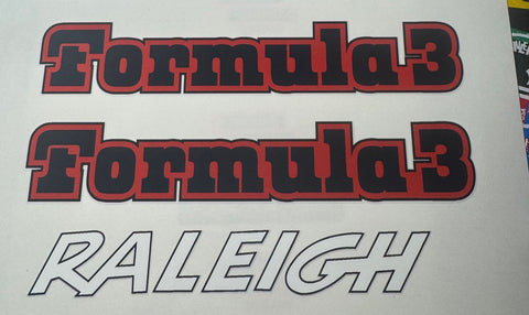 Raleigh Tomahawk decal set