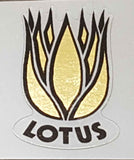 Lotus crest decal