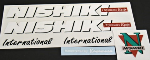 Nishiki Performance Equip decal set