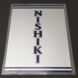 Nishiki seat tube decals