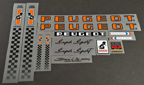 Peugeot Super Sport Decal set