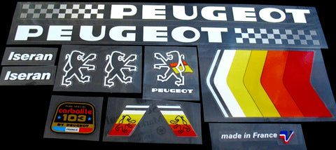 Peugeot Iseran decal set