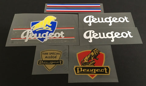 Peugeot decal set