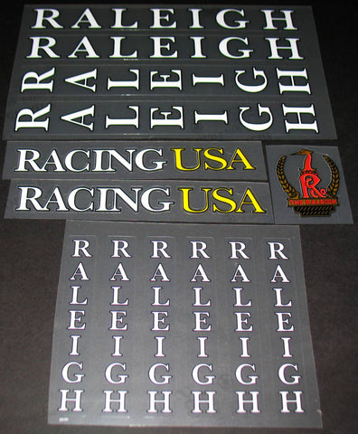 Raleigh Racing USA decal set