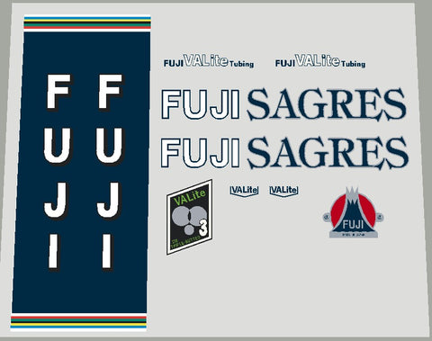 Fuji Sagres Decal set