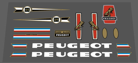 Peugeot French Mixtie Decal set