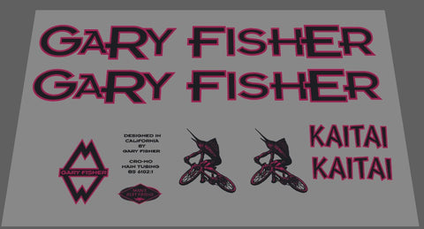 Gary Fisher Decal set