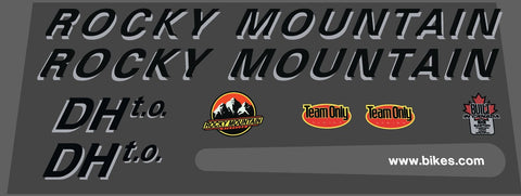 Rocky Mountain decal set