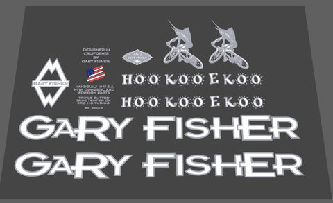 Gary Fisher decal set