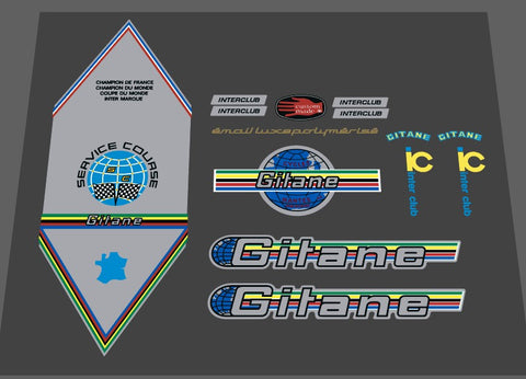 Gitane 1970's decal set