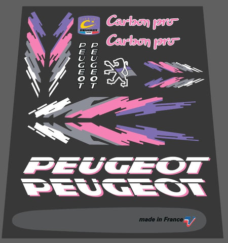 Peugeot Carbon Pro decal set