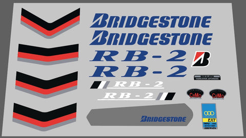 Bridgestone RB-2 decal set