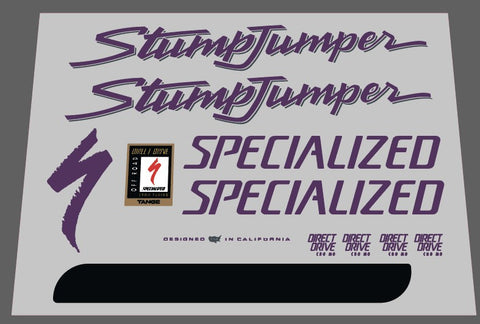 Specialized Stumpjumper 1992 decal set