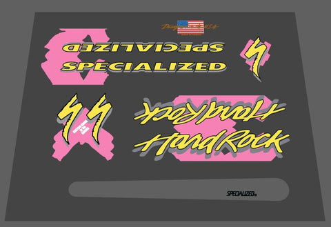 Specialized Hard Rock 1989 decal set