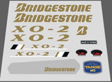 Bridgestone X0-2 complete decal set 1992