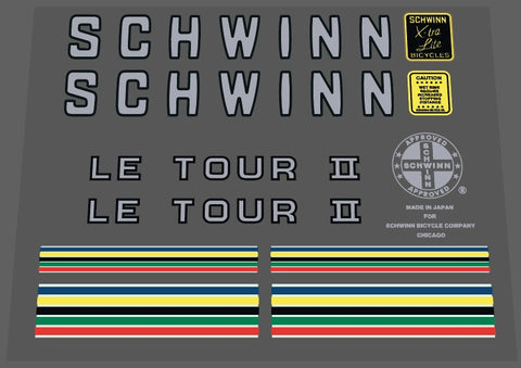 Schwinn 1977 Le Tour II set