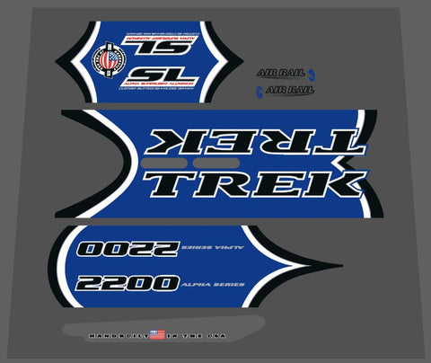 Trek 2200 Alpha series decal set