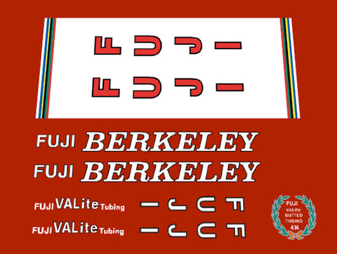 Fuji Berkeley decal set