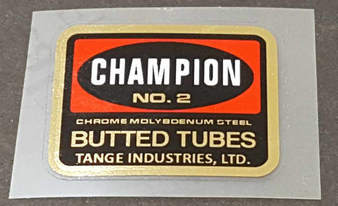 Tange Champion No 2 butted tubes