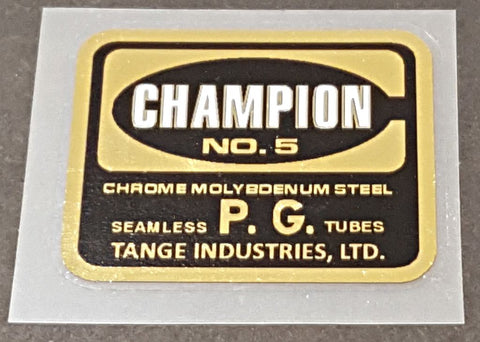 Tange Chamion No 5 PG tubes