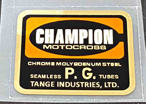 Tange Champion PG tubes