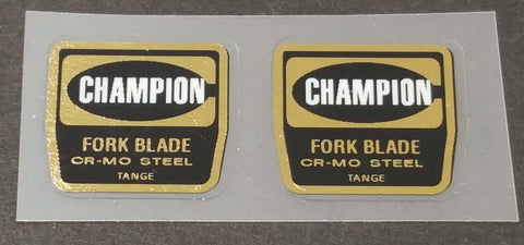 Tange Champion fork decals