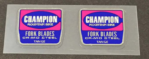 Tange Champion fork decals