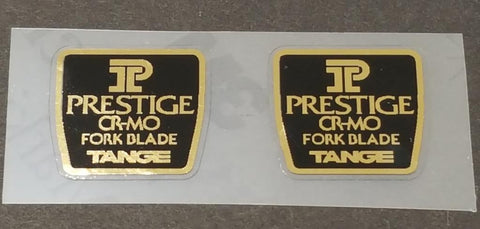 Tange Prestige Cr-Mo Fork decals