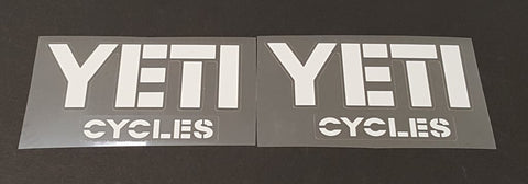Yeti Downtube decal