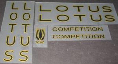 Lotus Competition Decal set