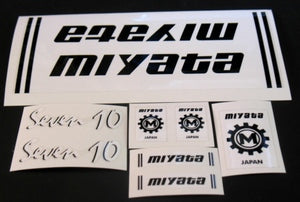 Miyata seven 10 decal set