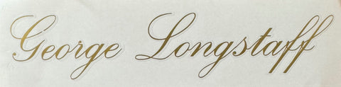 George Longstaff Script