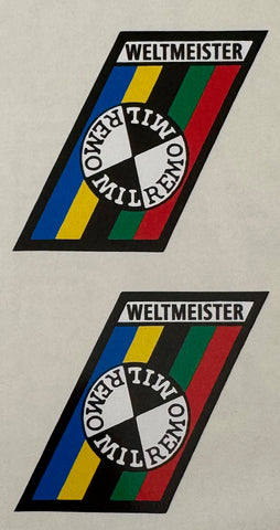 Milremo Weltmeister rim decals